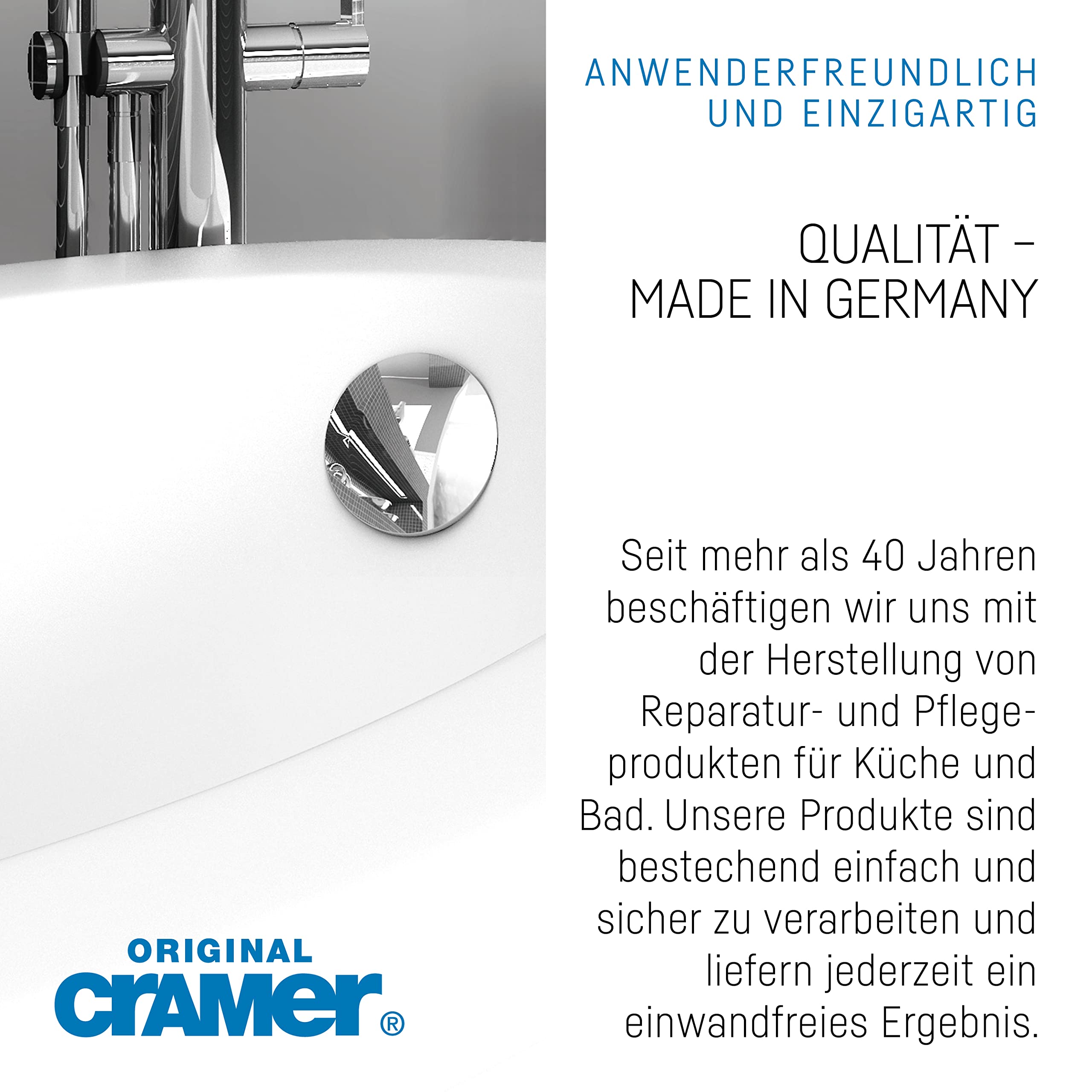 Cramer® Silikon Fugen-Set 7 I Zum Neuverfugen & Entfernen in Küche & Bad I Fugenglätter mit 16 Profilvarianten & Gleitschiene für alle Dichtungsmassen