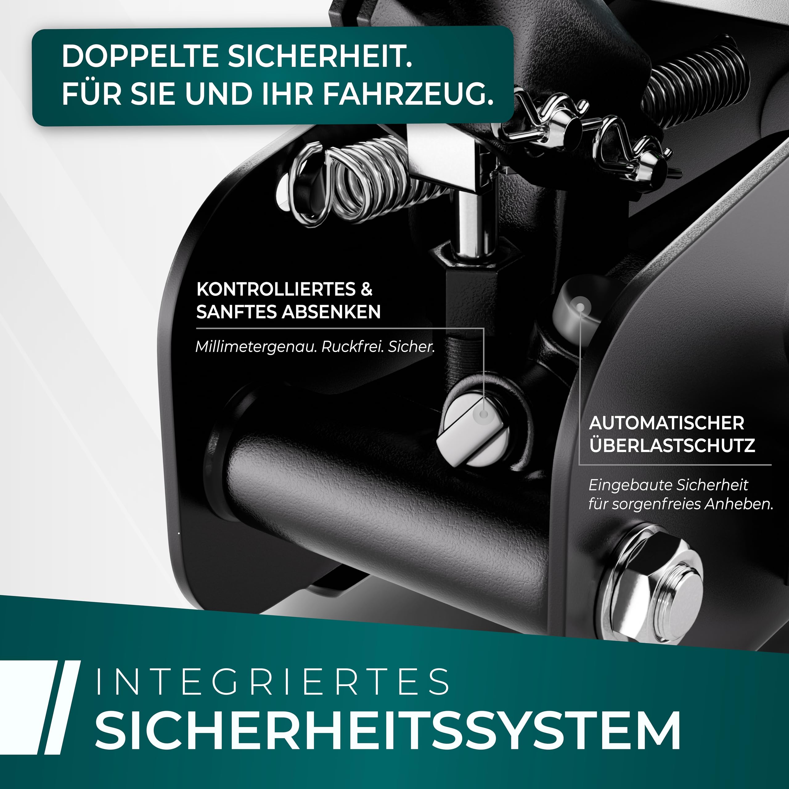 CargoVA Rangierwagenheber 2T hydraulisch | TÜV-Zertifiziert | Hubhöhe 130-330mm | Ideal für PKW & SUV zum Reifenwechsel