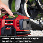 Einhell Akku-Kompressor PRESSITO 18/21 Power X-Change (18 V, max. 10.5 bar, 21 l/min Ansaugleistung, Motordrehzahl 18000 min^-1, ölfrei, ohne Akku)