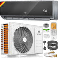 KESSER® Split Klimaanlage Set Quick Connect 12000 BTU 3,4 kW – WiFi & App Klimagerät mit Heizfunktion & Kühlmodus Wandklimaanlage, mit Kupferleitung Kältemittel R32 Inkl. Montagematerial