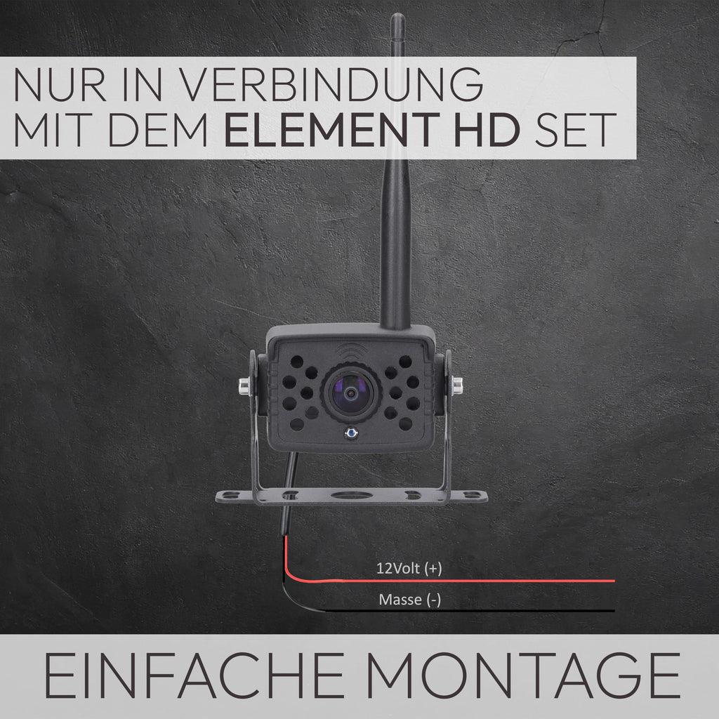 VSG24 Erweiterungs-Funk Rückfahrkamera Element HD Wired