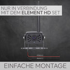 VSG24 Erweiterungs-Funk Rückfahrkamera Element HD Wired