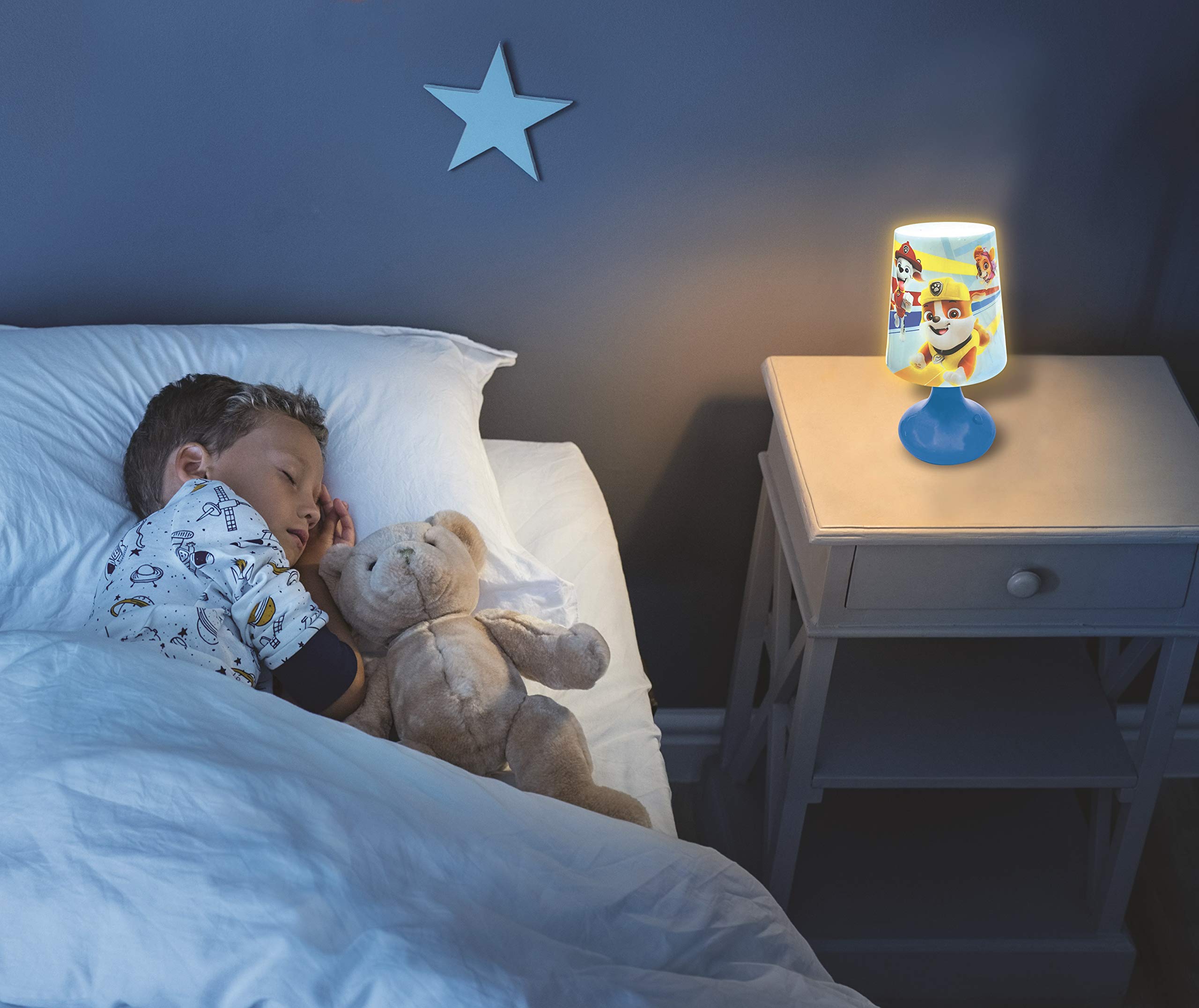 Lexibook - Paw Patrol - Nachttischlampe - Blau - MLT10PA