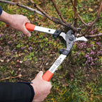 FELCO 211-40 Astschere (Länge 40 cm, ziehender Schneidkopf, Baumschere Schnitt-ø 35 mm, Griffe aus Aluminium, Gartenschere für schwere Schneidarbeiten)