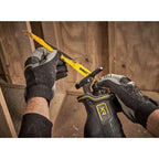 Dewalt 18V XR Akku-Säbelsäge DCS382NT (bürstenloser Motor, sehr kompakt, max. Schnittleistung 300mm, hohe Schnittgeschwindigkeit, mit LED-Licht, inkl. TSTAK Box, Lieferung ohne Akku & Ladegerät)