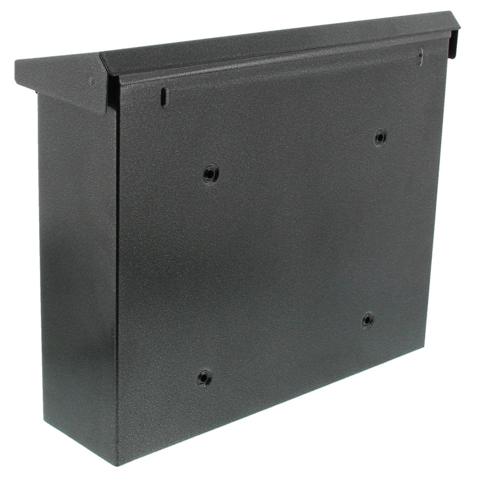 Burg Wächter Briefkasten, A4 Einwurf-Format, EU Norm EN 13724, Inkl. 2 Schlüsseln, Verzinkter Stahl, Journal 5867 E, Eisen, Stahl Eisenfärbig