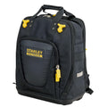 STANLEY FatMax Arbeitsrucksack (Werkzeugrucksack für die Baustelle & Werkstatt, praktische & übersichtliche Innenaufteilung, wasserdichter Kunststoffboden, gepolsterter Rücken) FMST1-80144