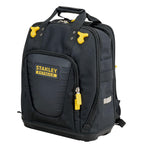 STANLEY FatMax Arbeitsrucksack (Werkzeugrucksack für die Baustelle & Werkstatt, praktische & übersichtliche Innenaufteilung, wasserdichter Kunststoffboden, gepolsterter Rücken) FMST1-80144