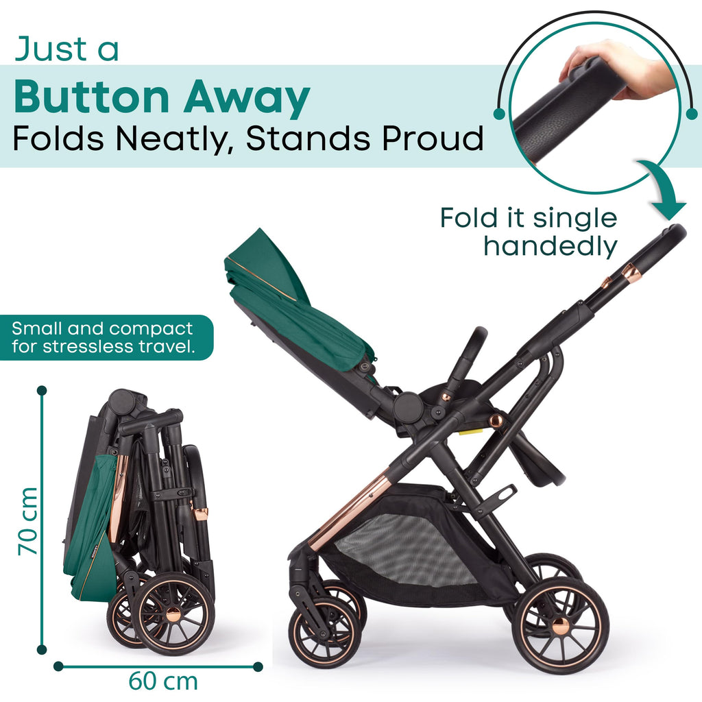 Lejoux+ Baby Pushchair (Green)