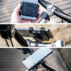 SP CONNECT Fahrrad-Handyhalterung | SPC+ | Universeller Handyhalter für Fahrradlenker | Motorradhandyhalterungen für alle Smartphone Handys wie iPhone Samsung | Mountainbike Rennrad Handy Halterung