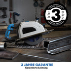 Evolution Metallkreissäge S210CCS | Kaltsäge Kreissäge Tauchsäge 1800W Inkl. Ø 210 mm HM-Sägeblatt Schneidet Baustahl, Metall | Schienenkompatibel Kaltkreissäge | Scie Circulaire mit Führungsschiene