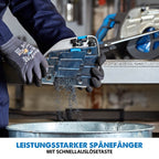 Evolution Metallkreissäge S210CCS | Kaltsäge Kreissäge Tauchsäge 1800W Inkl. Ø 210 mm HM-Sägeblatt Schneidet Baustahl, Metall | Schienenkompatibel Kaltkreissäge | Scie Circulaire mit Führungsschiene