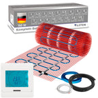 VILSTEIN® Elektrische Fußbodenheizung [150W/m²] - Bodenheizung Elektrisch geeignet für Laminat, Fliesen & mehr - Elektro Fussbodenheizung - Elektrische Heizmatte Fußboden - (14x0.5m - 7qm)