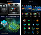 Android 14 Autoradio DVD für Mercedes Benz Klasse ML/GL W164 X164 Unterstützt DAB+ Navi Carplay Bluetooth WiFi A2DP RDS FM/AM Radio DSP Canbus Navigation 4GB RAM+64GB ROM