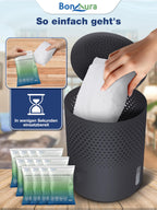 BonAura® Luftentfeuchter Nachfüllpack 12x 680g - Sparset Luftentfeuchter Granulat - 12er Set Entfeuchter Granulat - Schimmel- und Geruchsschutz