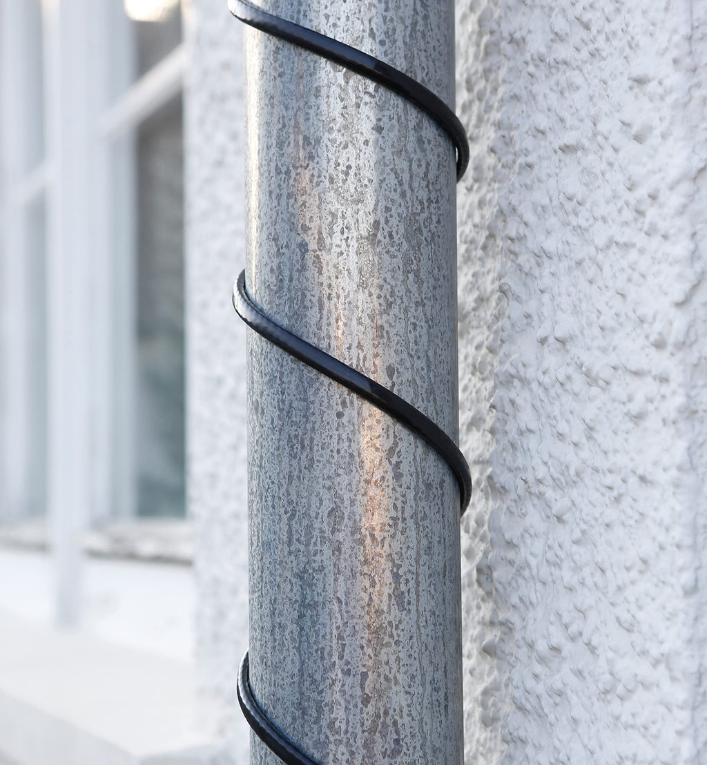 as - Schwabe 4 m Frostschutz-Heizkabel - EIS-Stop-Heizkabel mit Thermostat - Heizleitung mit Schutzkontaktstecker - 15 W/m Wärmekabel ­gegen Frost - selbstregulierendes Eisfrei Heizkabel - IP44, 67014