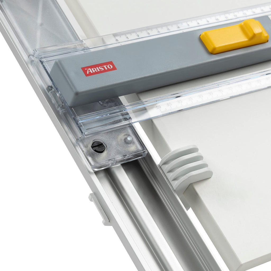 Aristo Zeichenanlage (Format A2, Zeichentisch mit Zeichenmaschine, Plattengröße 60 x 70 cm, verstellbarer Neigungswinkel) grau