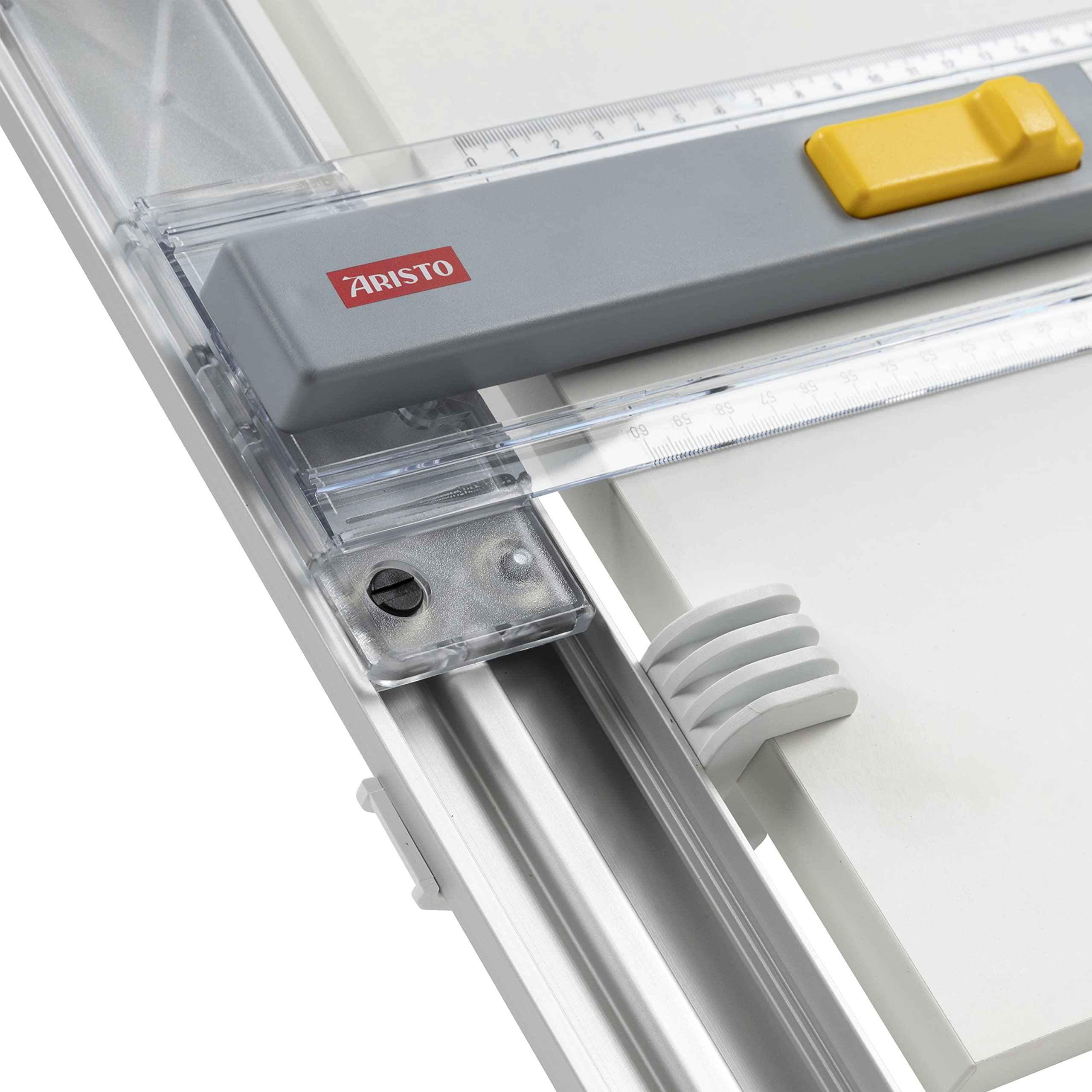 Aristo Zeichenanlage (Format A2, Zeichentisch mit Zeichenmaschine, Plattengröße 60 x 70 cm, verstellbarer Neigungswinkel) grau