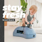 Scoot & Ride My First Rutscher aus recyclebarem EPP-Material/PVC frei/BPA frei, Farbe: Steel, 96595