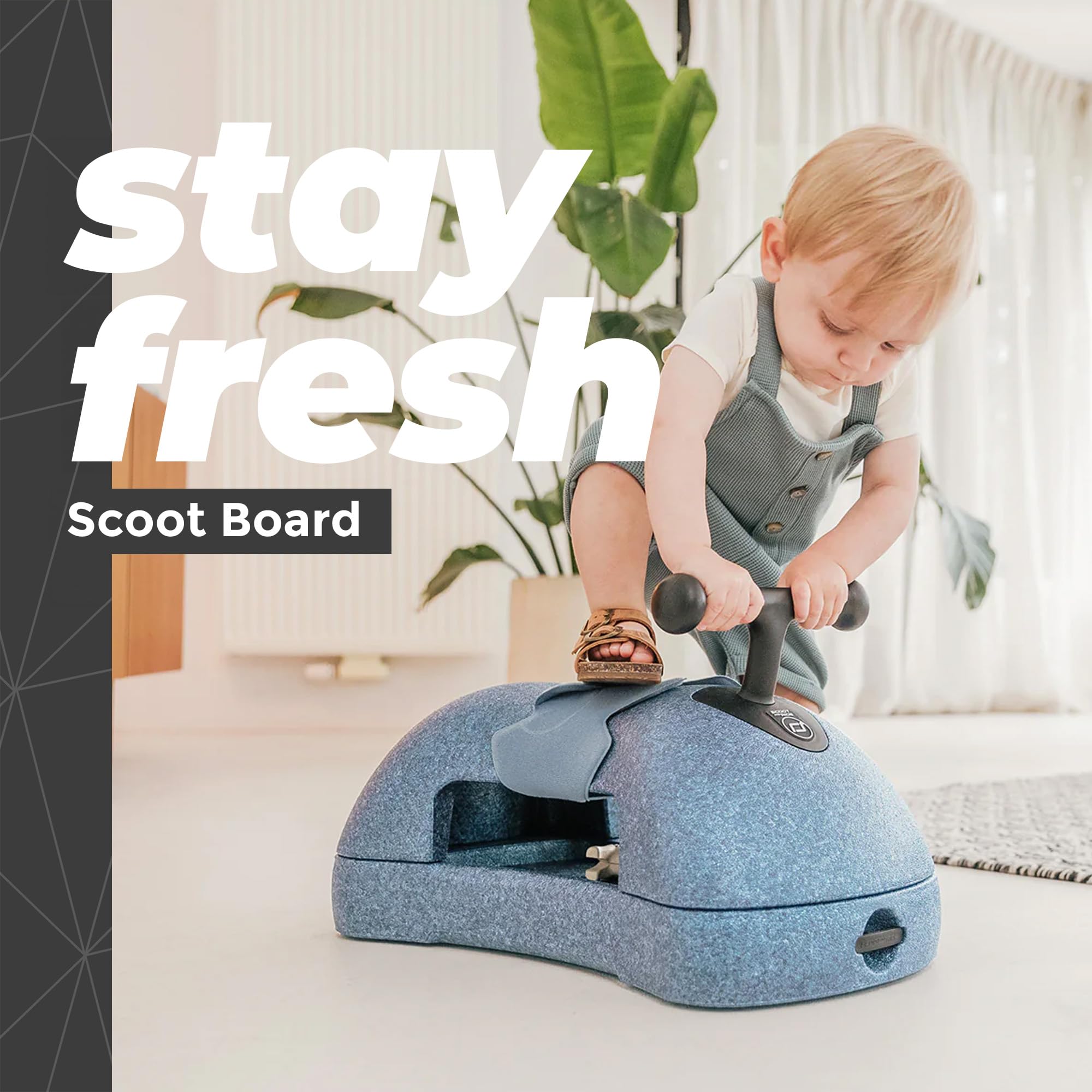 Scoot & Ride My First Rutscher aus recyclebarem EPP-Material/PVC frei/BPA frei, Farbe: Steel, 96595