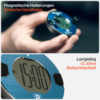OOONO P-DISC NO1 - Elektronische Parkscheibe mit Zulassung fürs Auto - Automatische Digitale Parkscheibe Elektrisch mit Zulassung vom KBA nach StVO - Elektrische Parkuhr Auto zugelassen