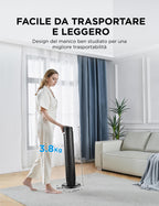 Midea FZ10-17JR Elegant Tower Fan with Remote Control