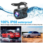 PARKVISION Auto Rückfahrkamera Super Weitwinkel 180° DC 12-24V Breitspannung für Auto Camping LKW Wohnwagen [PJ-180SW]
