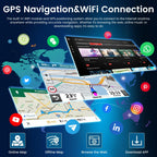 NHOPEEW 7 Zoll Android Autoradio mit 4 + 64 GB und USB Typ-C-Anschluss für VW Passat B6, B7 Golf 5 6 Jetta T5 EOS POLO Touran Seat Sharan Unterstützt CarPlay und Android Auto WiFi GPS + Rückfahrkamera