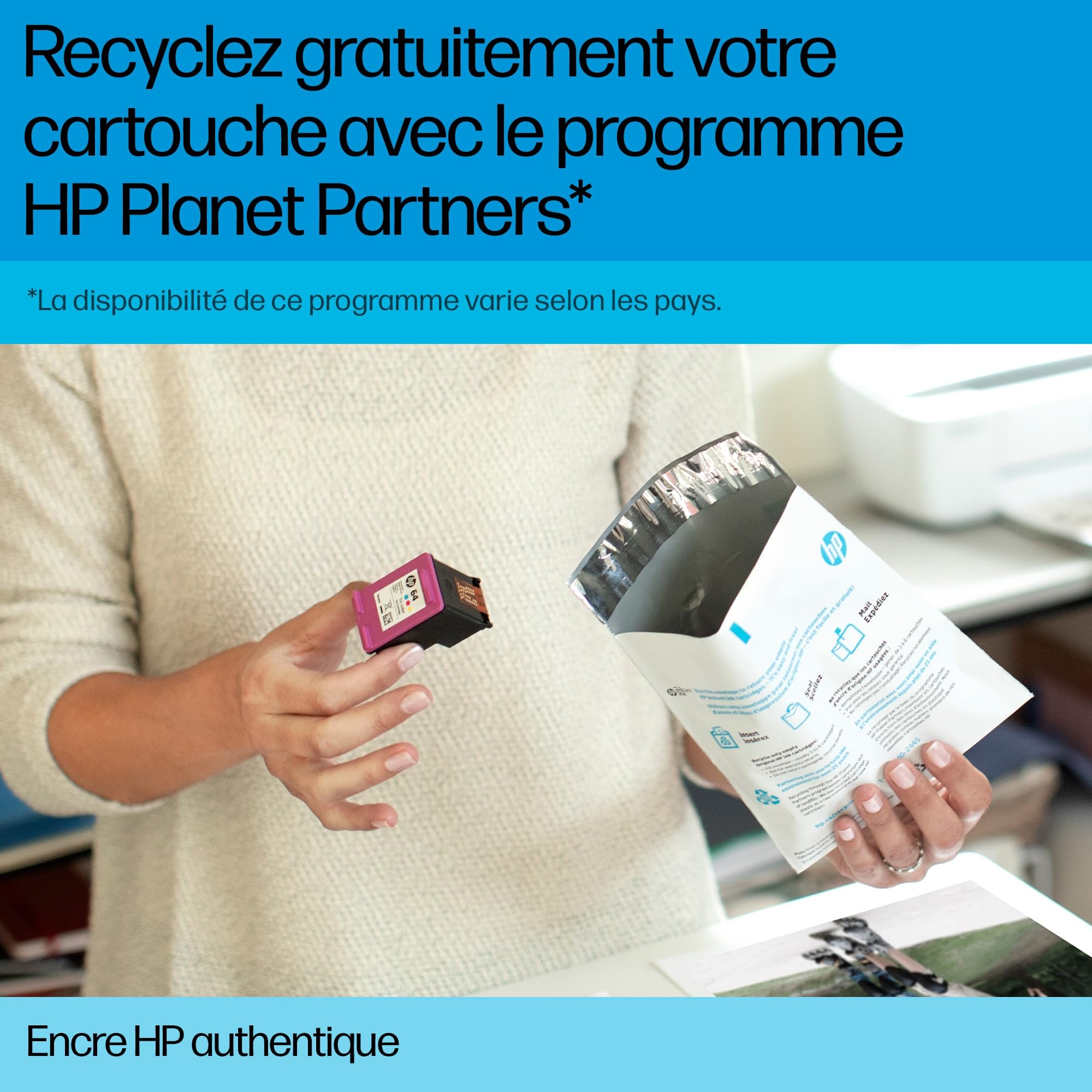 HP 303XL (T6N03AE) Original Druckerpatrone Farbe mit hoher Reichweite für HP ENVY 6200, 7100, 7134, 7220e, 7221e, 7224e, 7800, 7900e HP Tango Printer, Tricolor