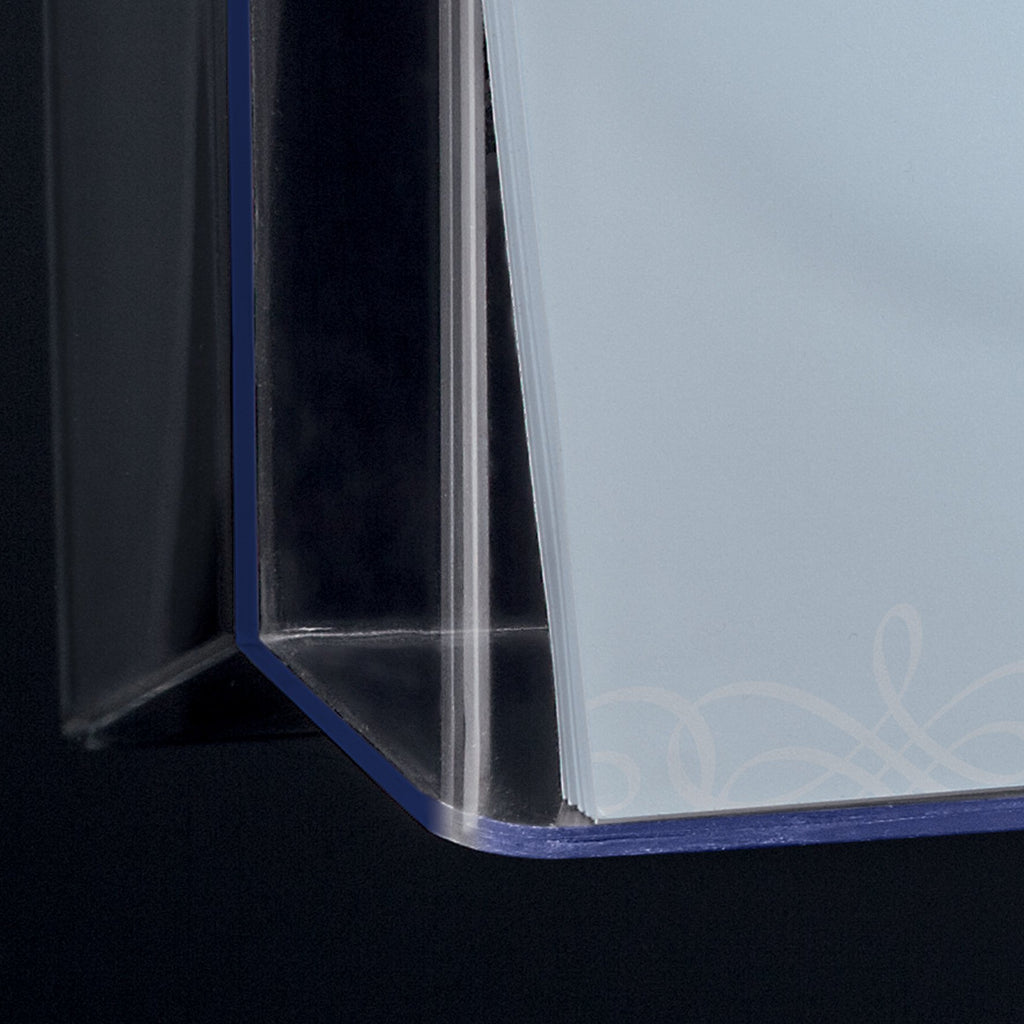 SIGEL LH118 Wand-Prospekthalter für DIN A4 quer, aus Acryl, transparent
