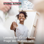STIEBEL ELTRON Wandkonvektor CNS 150 Trend, 1,5 kW für ca. 20 m², TÜV geprüft, LC-Display, Wochentimer, Elektroheizung energiesparend, Wandmontage, mit Stecker, 236527