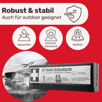 KFZ Kombitasche (3 in 1) nach aktueller Norm 2026 - Inkl. Warndreieck, Warnweste - Verbandskasten Warndreieck Set Verbandskasten Auto DIN 13164:2022 (StVO konform)