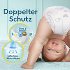 Pampers Premium Protection Größe 4, 174 Windeln, 9kg-14kg, Doppelter Schutz für die Haut und vor Auslaufen
