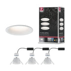 Paulmann 93415 Einbauleuchte LED Cymbal 3x6,8W Weiß matt blendfrei dimmbar