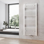 Heilmetz Badheizkörper Weiß Handtuchtrockner Heizung 1200 x 500 mm Bad Heizkörper Handtuchheizkörper Mittelanschluss Handtuchwärmer