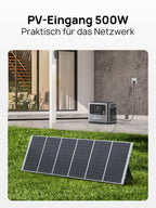AFERIY 2400W Tragbare Powerstation, 2048Wh LiFePO4 Batterie, 1,7 Stunde Schnellladung, 13 Anschlüsse, Sinuswellen 230V, USV, Mobile Stromversorgung für Outdoors Camping, 7 Jahre Garantie