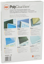 PolyClearView Abdeckfolie, 100 Stück, 300 Micron, frosted clear