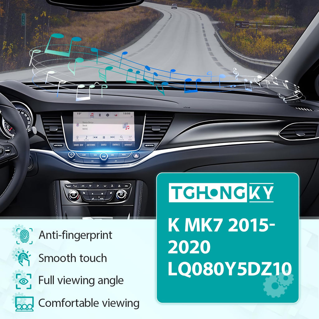 TGHongKy LCD Display Für Opel Astra K Mk7 2015-2020 Touchscreen Monitor Für Vauxhall Navi 900 Intellilink Schiffe Radio Display Für LQ080Y5DZ10 Media Bildschirmersatz LCD Bildschirm 8 Zoll XX