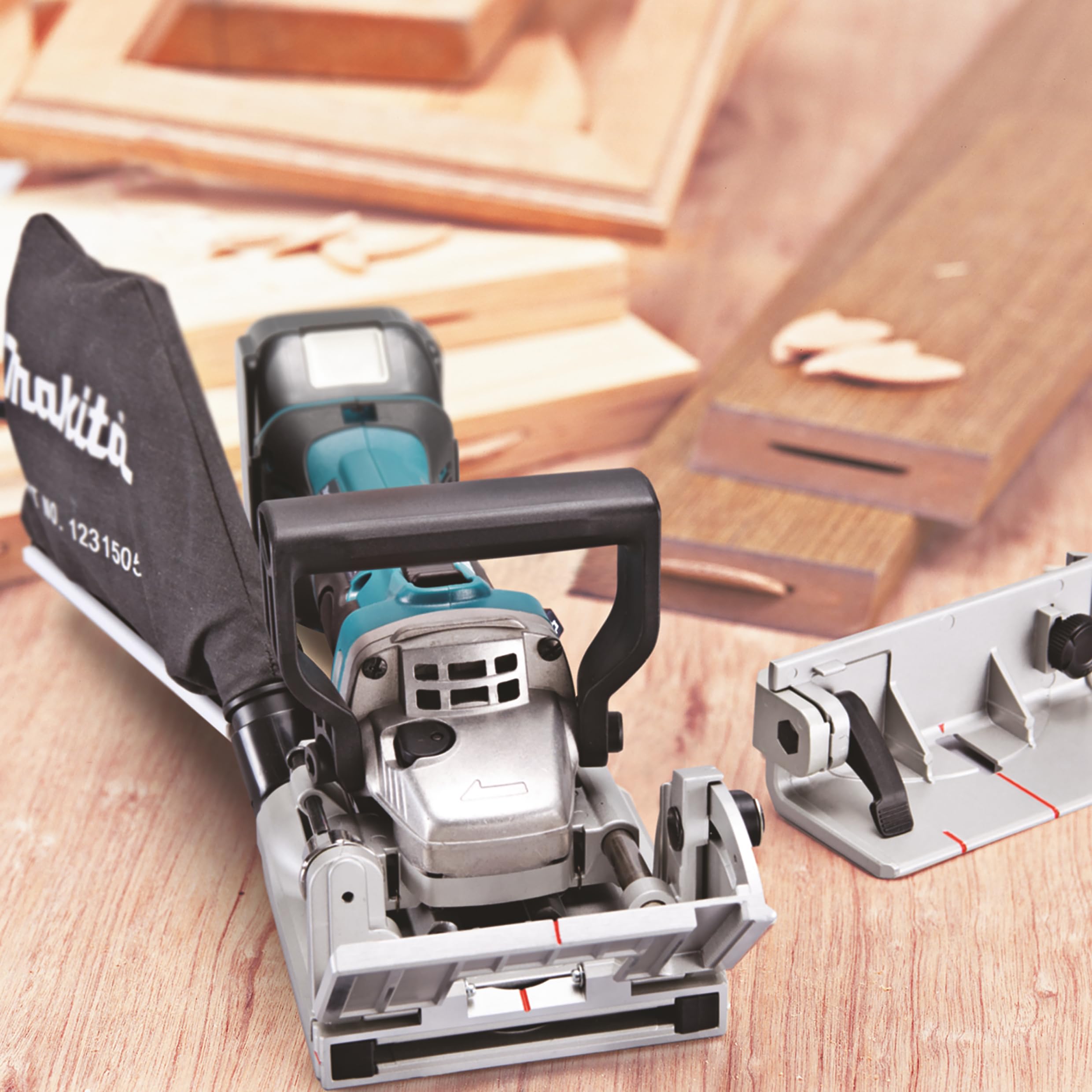 Makita DPJ180Z Akku-Nutfräse 18 V (ohne Akku, ohne Ladegerät)