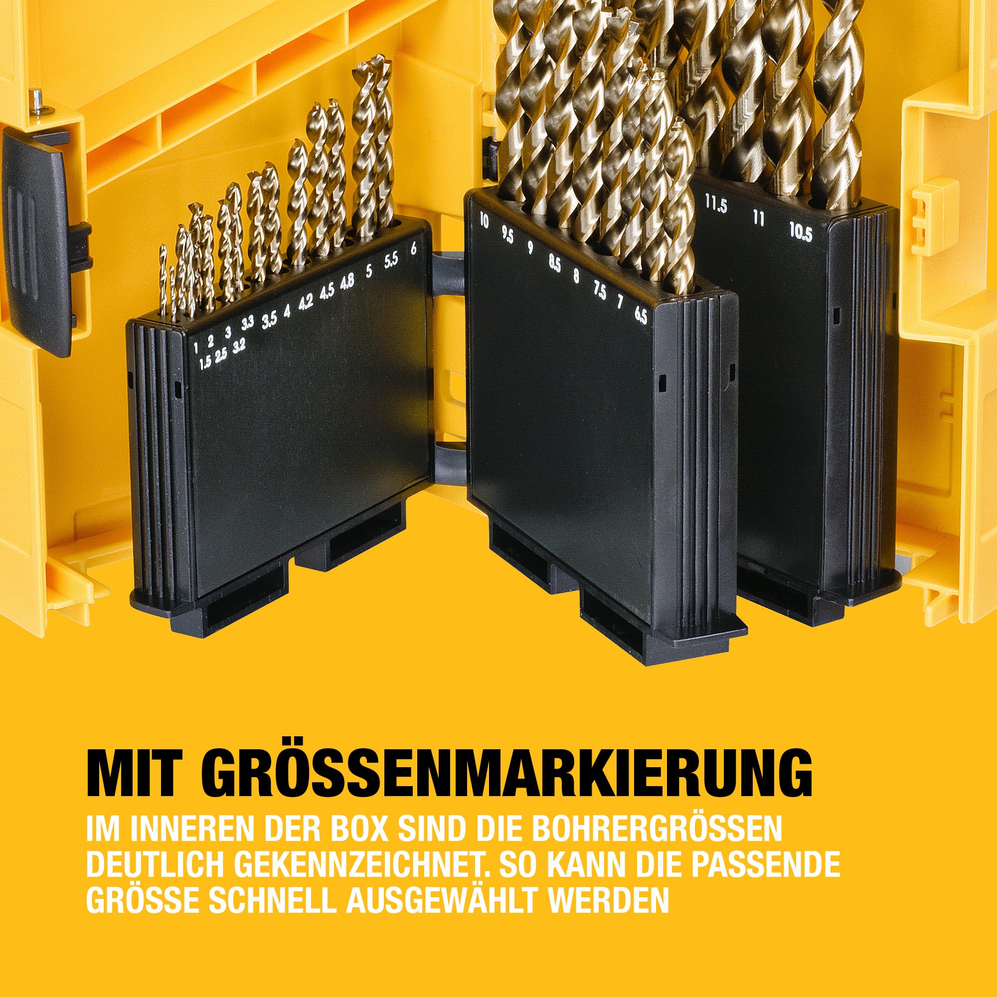 DEWALT 29-tlg. EXTREME 2 HSS-G Metallbohrer-Set DT7926-XJ