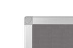 BoardsPlus - Pinnwand - 90 x 60 cm - Grauem Filztafel mit Aluminiumrahmen