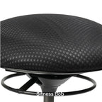 Topstar Bürohocker Sitness Bob Alu poliert schwarz, 57.0 x 38.5 x 38.5