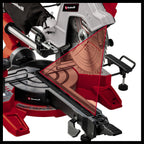 Einhell Zug-Kapp-Gehrungssäge TE-SM 10 L Dual (2.100 W, Ø 254 mm Sägeblatt, 305 mm Schnittbreite, 85 mm Schnitttiefe, Schnittlinienlaser, beidseitige Sägekopfneigung)