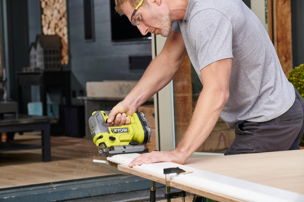 RYOBI 18 V ONE+ Brushless Akku-Stichsäge RJS18BL-0, 25 mm Hublänge, Pendelhub, ohne Akku und Ladegerät