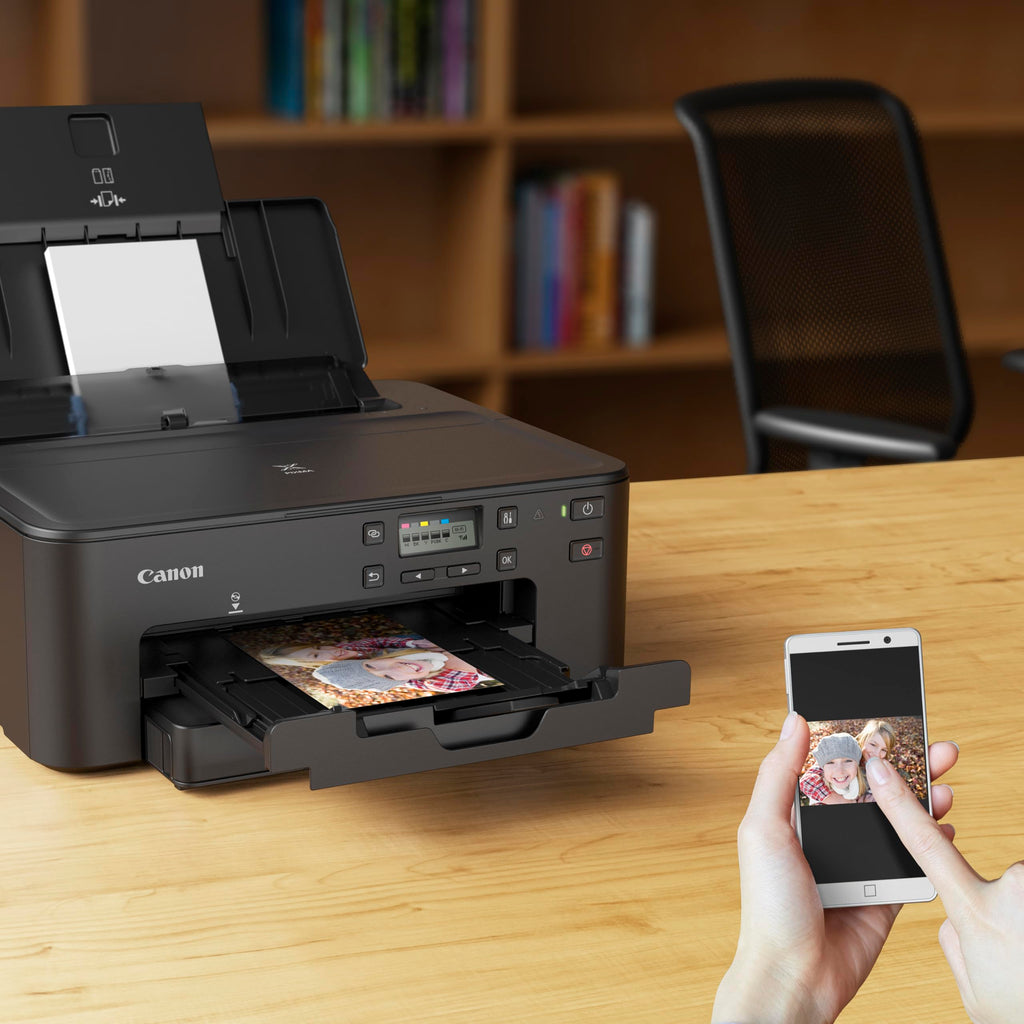 Canon PIXMA TS705a reiner Tintenstrahldrucker (ohne Scan- & Kopierfunktion, WLAN, Duplex, 5 separate Tinten, AirPrint, A4, Schwarz)