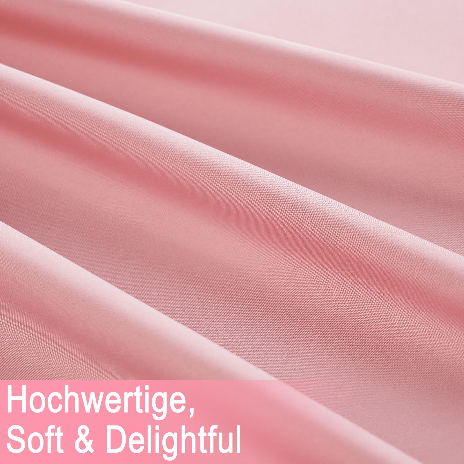 Zdada Hausbett Himmel, Betthimmel Hausbett Musselin mit 2 Stück Betthimmel, Stoffhimmel für Hausbetten Mädchen Jungen Baldachin Kinderbett Kinderzimmer Deko -67 x 270 cm Rosa