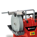 Einhell Nass-Schleifer TC-WG 200 (125 W, rostfreier Wassertank, inkl. Schleifstein, Winkellehre, Universalvorrichtung, Lederabziehscheibe, Nassschleifscheibe)