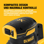 DEWALT 18 Volt Akku-Exzenterschleifer (Schleifpapier-ø: 125 mm, elektronische Drehzahlregulierung, Staubschutz für Getriebe und Schalter, mit Klettfix-System, ohne Akku und Ladegerät), DCW210N