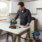 Bosch Professional 18V System Akku Stichsäge GST 18V-125 S (ideal für Kurven- und Abschnitte, SDS-Sägeblatthalter, inkl. 1x Stichsägeblatt, Absaug-Set, in L-BOXX)
