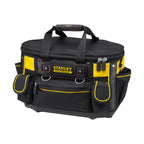 STANLEY FatMax Werkzeugtasche/Werkzeugbeutel (50x33x31cm, mit runder Öffnung, formstabile Konstruktion, leicht zugängliche Fächer, ergonomischer Handgriff) FMST1-70749